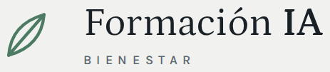 Formación IA Bienestar